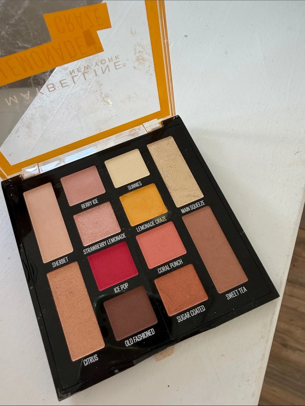Maybelline Lemonade Craze Eyeshadow Palette - Warm Pink & Peach Shades